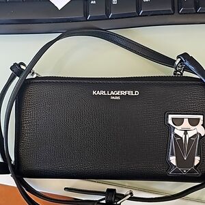 Karl Lagerfield crossbody wallet NWOT